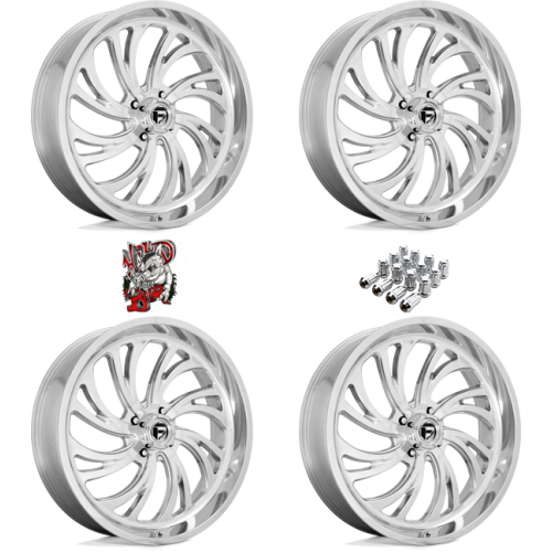 Fuel Off Road Kompressor Polished 20x7 Wheels/Rims (Full Set)