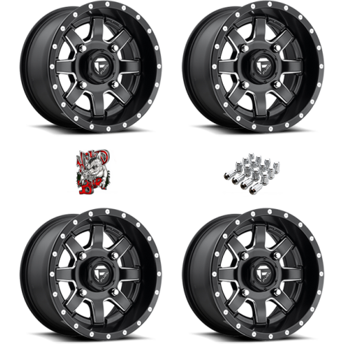 Fuel Off-Road Maverick D538 Milled 15x7 Wheels/Rims (Full Set)