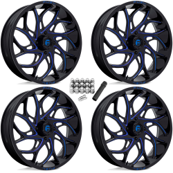 Fuel Off Road Runner Candy Blue 18x7 Wheels/Rims (Full Set)