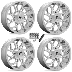 Fuel Off Road Runner Polished 18x7 Wheels/Rims (Full Set)