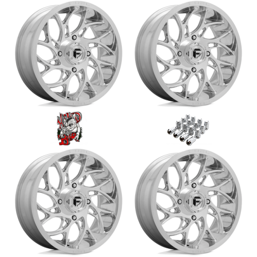 Fuel Off Road Runner Polished 18x7 Wheels/Rims (Full Set)