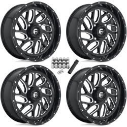 Fuel Off Road Triton Milled 16x7 Wheels/Rims (Full Set)