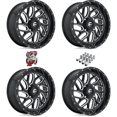 Fuel Off Road Triton Milled 16x7 Wheels/Rims (Full Set)