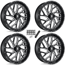 Fuel Off Road Triton Milled 18x7 Wheels/Rims (Full Set)