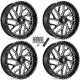 Fuel Off Road Triton Milled 18x7 Wheels/Rims (Full Set)