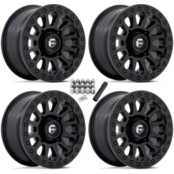 Fuel Off Road Vector D920 Beadlock Matte Black 15x7 Wheel/Rim (Full Set)