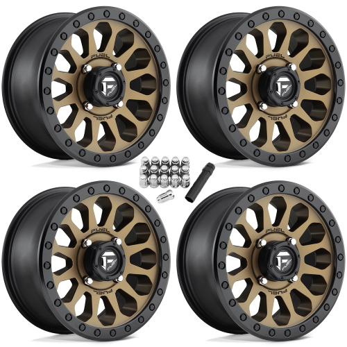 Fuel Off Road Vector D600 Bronze 14x7 Wheel/Rim (Full Set)