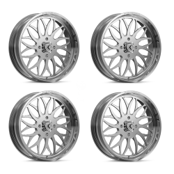 KG1 Forged KU022 Galactic Polished 22x7 Wheel/Rim (Full Set)