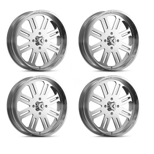 KG1 Forged KU034 H8ter Polished 24x7 Wheel/Rim (Full Set)