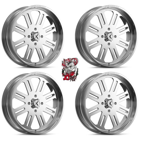 KG1 Forged KU034 H8ter Polished 22x7 Wheel/Rim (Full Set)