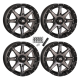 High Lifter HL10 Smoke 14x7 Wheels/Rims (Full Set)