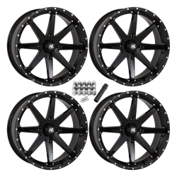 High Lifter HL10 Gloss Black 20x7 Wheels/Rims (Full Set)