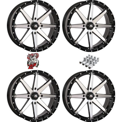 High Lifter HL10 Machined 20x7 Wheels/Rims (Full Set)