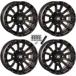 High Lifter HL21 Gloss Black 14x7 Wheels/Rims (Full Set)