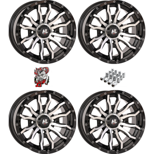 High Lifter HL21 Machined 14x7 Wheels/Rims (Full Set)