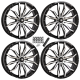 High Lifter HL21 Machined 22x7 Wheels/Rims (Full Set)