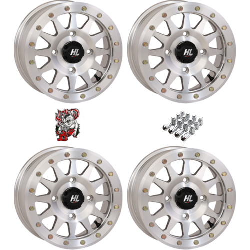 High Lifter HLA1 Machined 14x7 Beadlock Wheels/Rims (Full Set)