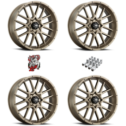 ITP Hurricane Bronze 20x6.5 Wheels/Rims (Full Set)