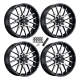 ITP Hurricane Machined 18x7 Wheels/Rims (Full Set)