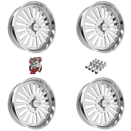 JTX Forged Cosmo Polished 24x7 Wheel/Rim (Full Set)