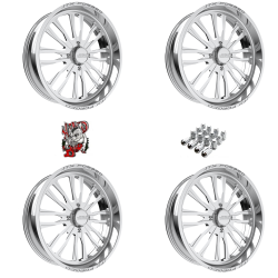 JTX Forged Enclave Polished 24x7 Wheel/Rim (Full Set)