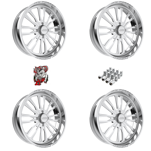 JTX Forged Enclave Polished 20x10 Wheel/Rim (Full Set)