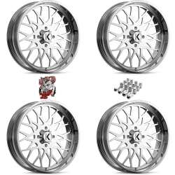 KG1 Forged KU019 Torture Polished 22x7 Wheel/Rim (Full Set)