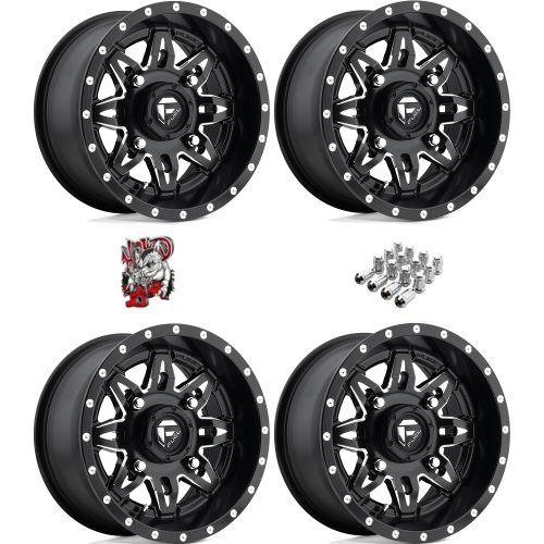 Fuel Off-Road Lethal D567 Milled 15x7 Wheels/Rims (Full Set)