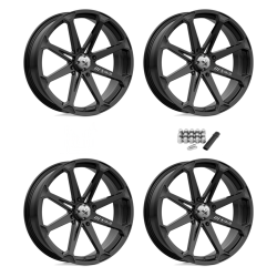 MSA M12 Diesel Gloss Black 18x7 Wheels/Rims (Full Set)