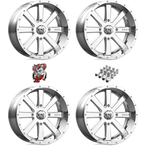 MSA M34 Flash Chrome 18x7 Wheels/Rims (Full Set)