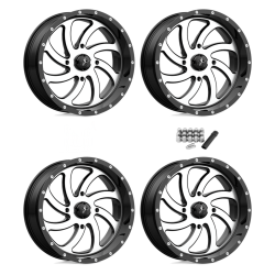 MSA M36 Switch Machined 18x7 Wheels/Rims (Full Set)