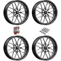 MSA M45 Portal Machined 20x7 Wheels/Rims (Full Set)