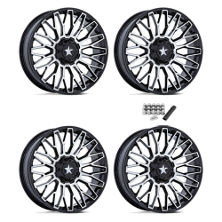 MSA M50 Clubber Machined 24x7 Wheels/Rims (Full Set)