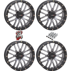 System 3 Offroad ST-3 Gunmetal 20x6.5 Wheels/Rims (Full Set)