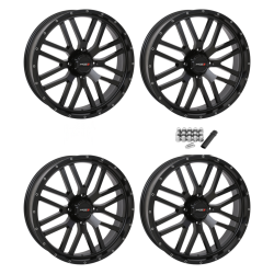 System 3 Offroad ST-3 Matte Black 24x6.5 Wheels/Rims (Full Set)