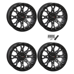 System 3 Offroad ST-6 Dark Tint 14x7 Wheels/Rims (Full Set)