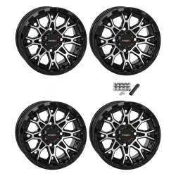 System 3 Offroad ST-6 Machined 14x7 Wheels/Rims (Full Set)