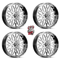 KG1 Forged KU014 Trident Polished 24x7 Wheel/Rim (Full Set)