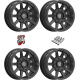 Valor Off Road V02 14x7 Wheels/Rims (Full Set)