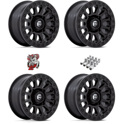 Fuel Off-Road Vector D920 Beadlock Matte Black 15x7 Wheel/Rim (Full Set)