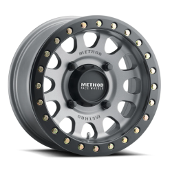 Frontline ACP 28x10-14 Tires on Method 401 Matte Titanium Beadlock Wheels