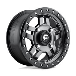 Gladiator X Comp ATR 28x10-14 (10ply) Radial Tires on Fuel Anza Matte Gunmetal Wheels