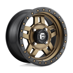 Fuel Off Road Anza D583 Bronze 14x7 Wheel/Rim (Full Set)