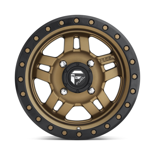 Fuel Off Road Anza D583 Bronze 14x7 Wheel/Rim (Full Set)