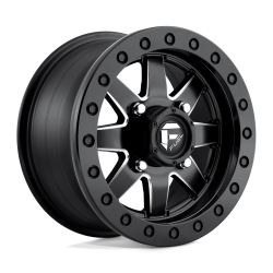 Fuel Off Road Maverick D938 Beadlock Matte Black & Milled 15x7 Wheel/Rim (Full Set)