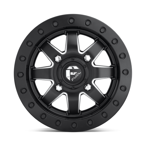 Fuel Off Road Maverick D938 Beadlock Matte Black & Milled 15x7 Wheel/Rim (Full Set)