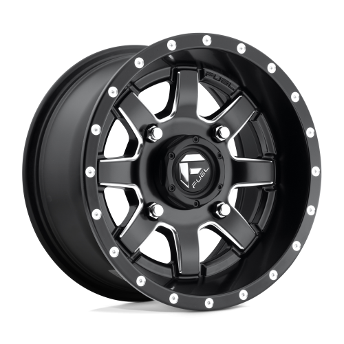 Gladiator X Comp ATR 28x10-14 (10ply) Radial Tires on Fuel Maverick Matte Black Milled Wheels