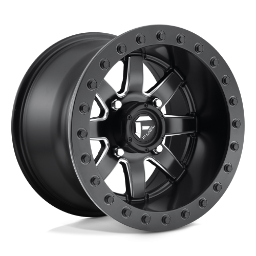 System 3 XT400W 30x12-15 Tires on Fuel Maverick Matte Black Milled (15x10) Beadlock Wheels