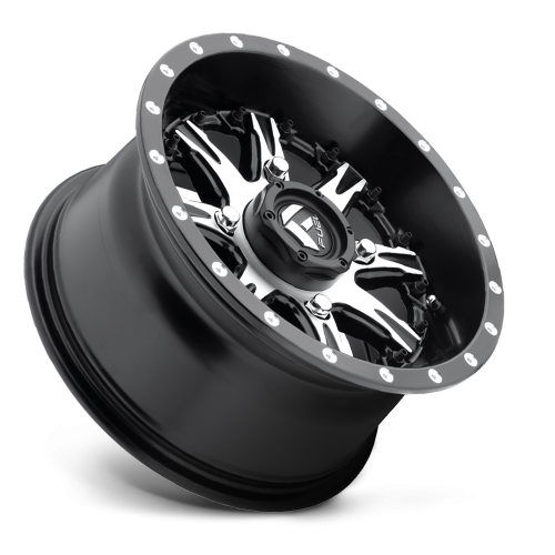 Fuel Off Road Nutz D541 Machined 14x7 Wheels/Rims (Full Set)