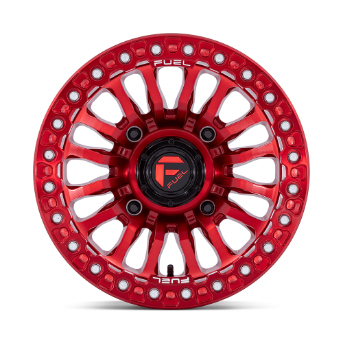 Fuel Off Road Rincon Candy Red 15x7 Beadlock Wheels/Rims (Full Set)